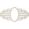 Ekena Millwork Elizabeth Wood Fretwork Pierced Medallion, 26"W x 13"H x 7 1/8"IW x 12 3/8"IH x 1/4"T, Red Oak CMWP26X13X0250EBRO - alternate 2
